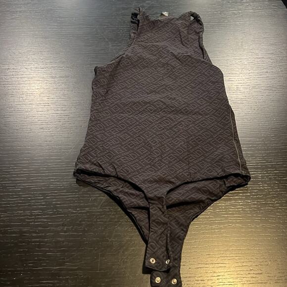 Fendi x Skims Black High Neck Bodysuit size XS - Picture 5 of 6